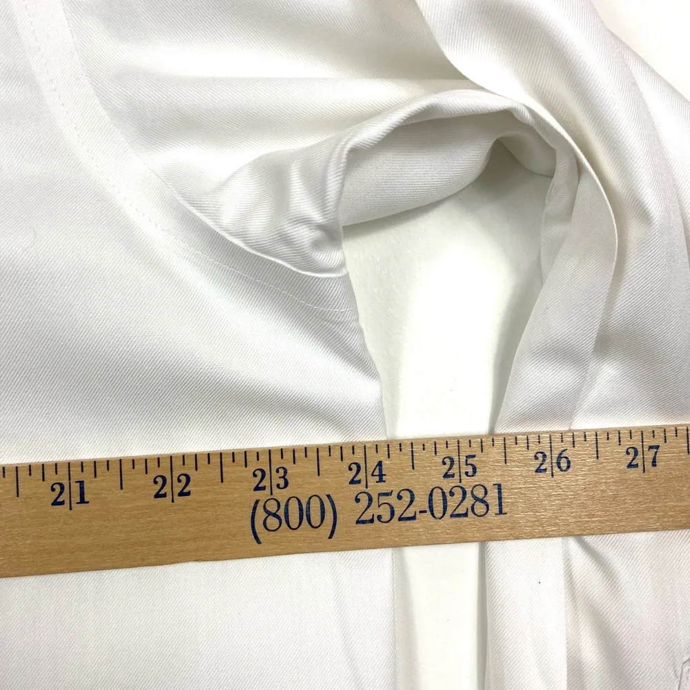Charles Tyrwhitt Men's Long Sleeve Button Down White Shirt Non-Iron 16.5/34 - Picture 9 of 11